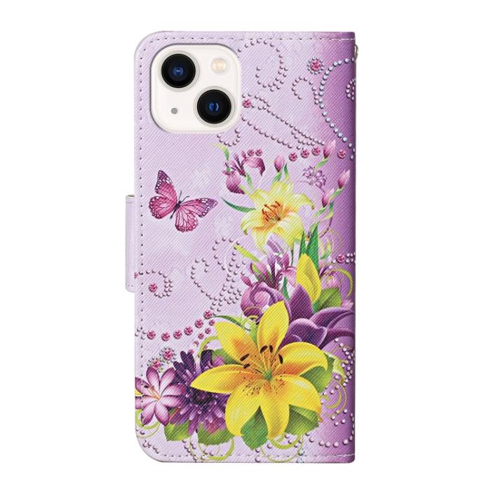 Bild 3,  iPhone 14 Fodral Med Tryck Gula Blommor