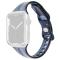  Apple Watch 42/44/45/46/49 mm CrystalFlex TPU Armband Mörk Blå