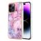  iPhone 16 Pro Max Skal TPU Marmor Rosa
