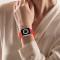 ColorPop Apple Watch 42/41/40/38 mm Armband Ocean Wave Röd
