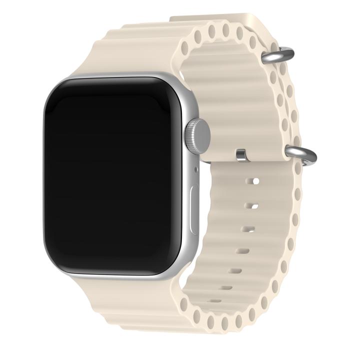 Bild 2, ColorPop Apple Watch 42/41/40/38 mm Armband Ocean Wave Starlight