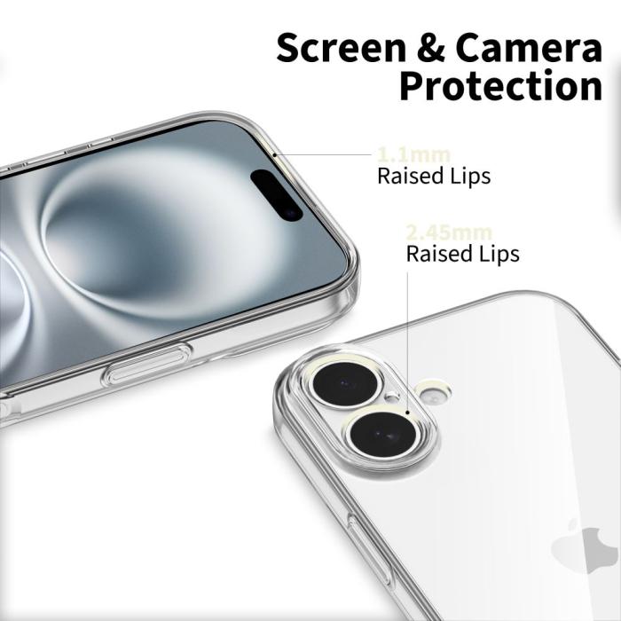 Bild 3, Tech-Protect Tech-Protect iPhone 17 Skal FlexAir Transparent