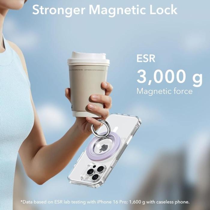 Bild 5, ESR ESR Magnetisk MagSafe Ringhållare HaloLock Lavender