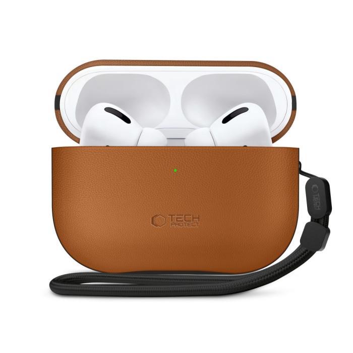 Bild 3, Tech-Protect Tech-Protect AirPods Pro 3 Skal NaturalFit Brun