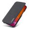 LC.IMEEKE iPhone 12 / 12 Pro - LC.IMEEKE Retro Läder Fodral - Svart