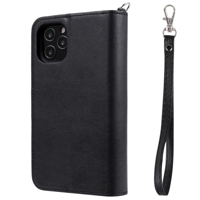 Bild 5,  iPhone 12 / 12 Pro - 2in1 Magnet Skal / Plånboksfodral - Svart