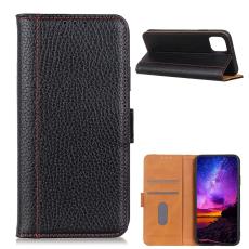  Xiaomi Mi 11 - Litchi Pl&aring;nboksfodral - Svart