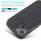 LC.IMEEKE iPhone 13 - LC.IMEEKE Retro Flip Fodral - Svart