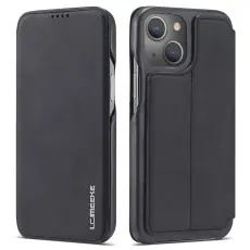 LC.IMEEKE iPhone 13 - LC.IMEEKE Retro Flip Fodral - Svart