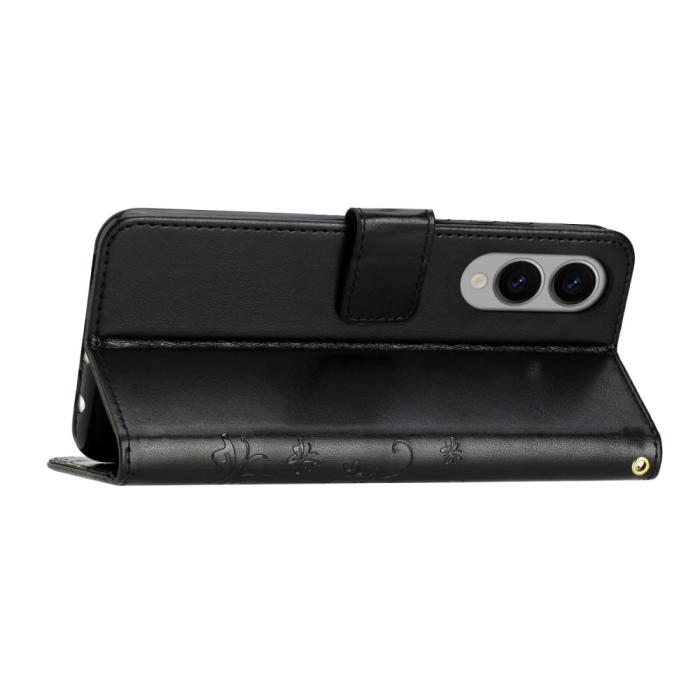 Bild 3,  Samsung Galaxy S25 Edge Fodral Med Blommigt Tryck Svart