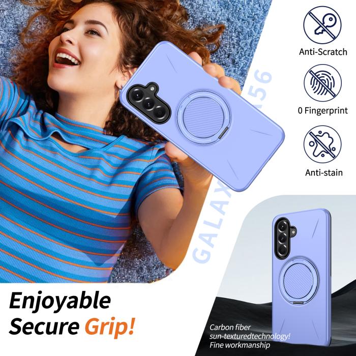 Bild 2,  Samsung Galaxy A27 5G Skal Magsafe Kickstand Lila