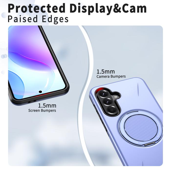 Bild 4,  Samsung Galaxy A27 5G Skal Magsafe Kickstand Lila
