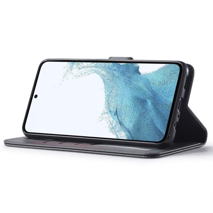 Bild 3, LC.IMEEKE LC.IMEEKE Galaxy A54 5G Fodral Läder Svart