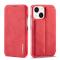 LC.IMEEKE LC.IMEEKE iPhone 14 Plus Fodral Flip Läder Röd