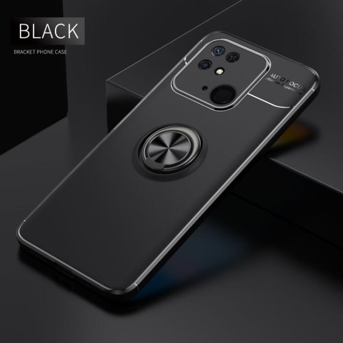 Bild 2,  Xiaomi Redmi 10C Skal Ring Svart