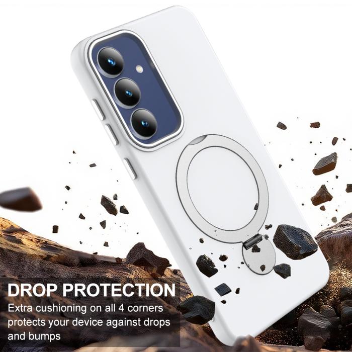 Bild 4,  Samsung Galaxy A56 5G Skal MagSafe Kickstand Hybrid Vit