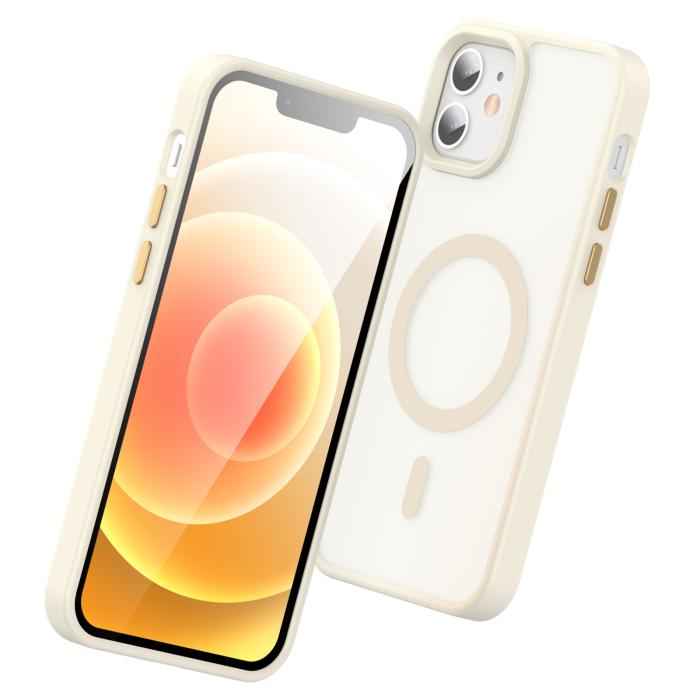Bild 3, ColorPop ColorPop iPhone 12/12 Pro Skal CH MagSafe Matt Off White