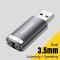 ESSAGER ESSAGER USB-A till 2x AUX 3.5mm Adapter