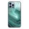  iPhone 14 Pro Skal Marmor Härdat Glas Waves