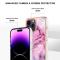  iPhone 16 Pro Max Skal TPU Marmor Rosa