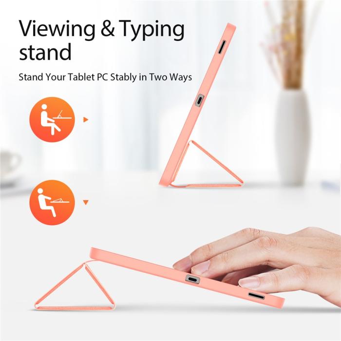 Bild 3, DUX DUCIS DUX DUCIS Galaxy Tab S10 FE Plus Fodral DOMO Tri-Fold Rosa