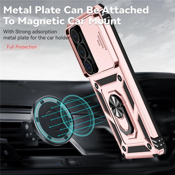 Bild 5,  Samsung Galaxy S26 Ultra Skal CamShield Ring Hybrid Roséguld