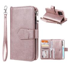  iPhone 12 / 12 Pro - 2in1 Magnet Skal / Pl&aring;nboksfodral - Ros&eacute;guld