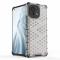  Xiaomi Mi 11 - Armor Honeycomb Textur Skal - Vit