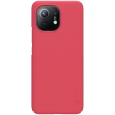 NILLKIN Xiaomi Mi 11 - NILLKIN Frosted Shield Matt Skal - R&ouml;d