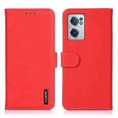 KHAZNEH KHAZNEH OnePlus Nord CE 2 5G Fodral &Auml;kta L&auml;der R&ouml;d