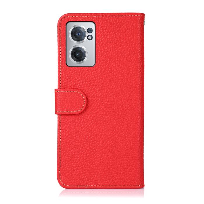 Bild 3, KHAZNEH KHAZNEH OnePlus Nord CE 2 5G Fodral Äkta Läder Röd