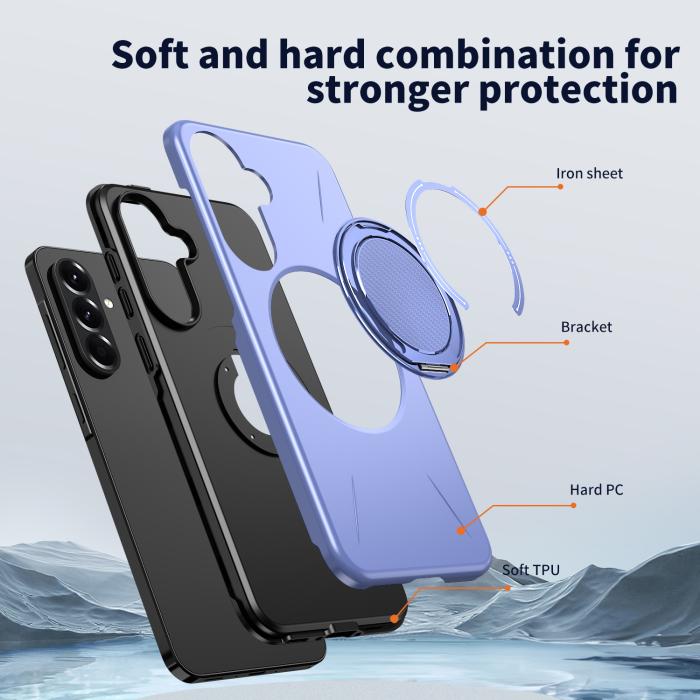 Bild 5,  Samsung Galaxy A27 5G Skal Magsafe Kickstand Lila