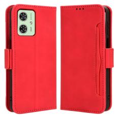  Motorola Moto G54 5G Fodral Med Avtagbart Kortfodral R&ouml;d
