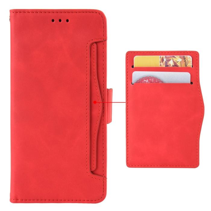 Bild 4,  Motorola Moto G54 5G Fodral Med Avtagbart Kortfodral Röd