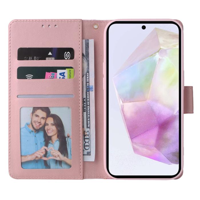 Bild 2,  Samsung Galaxy A17 / A26 Fodral Läder Marmor Lila