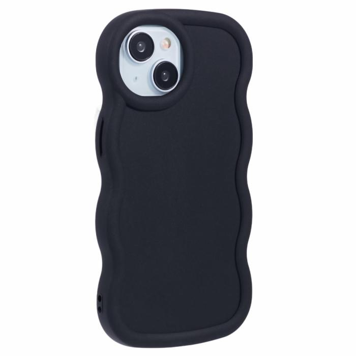 Bild 3,  iPhone 13 Mobilskal Wavy Svart
