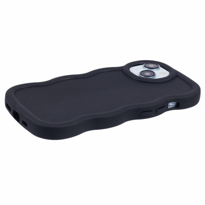 Bild 5,  iPhone 13 Mobilskal Wavy Svart