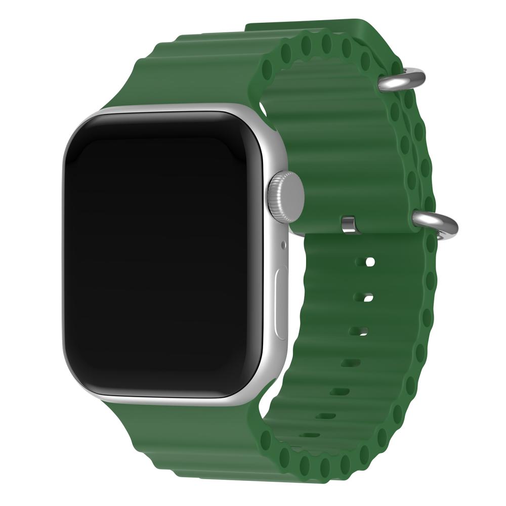 ColorPop Apple Watch 42/41/40/38 mm Armband Ocean Wave Army Green