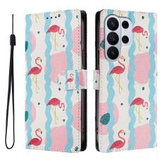  Samsung Galaxy S26 Ultra Fodral Med Tryck Flamingos