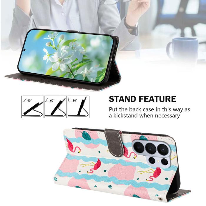 Bild 2,  Samsung Galaxy S26 Ultra Fodral Med Tryck Flamingos