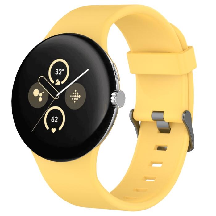 Bild 4,  Google Pixel Watch 4 / 3 45 mm Armband Silikon Gul