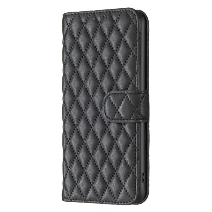 Bild 2,  iPhone 15 Pro Max Fodral Diamond Läder Svart