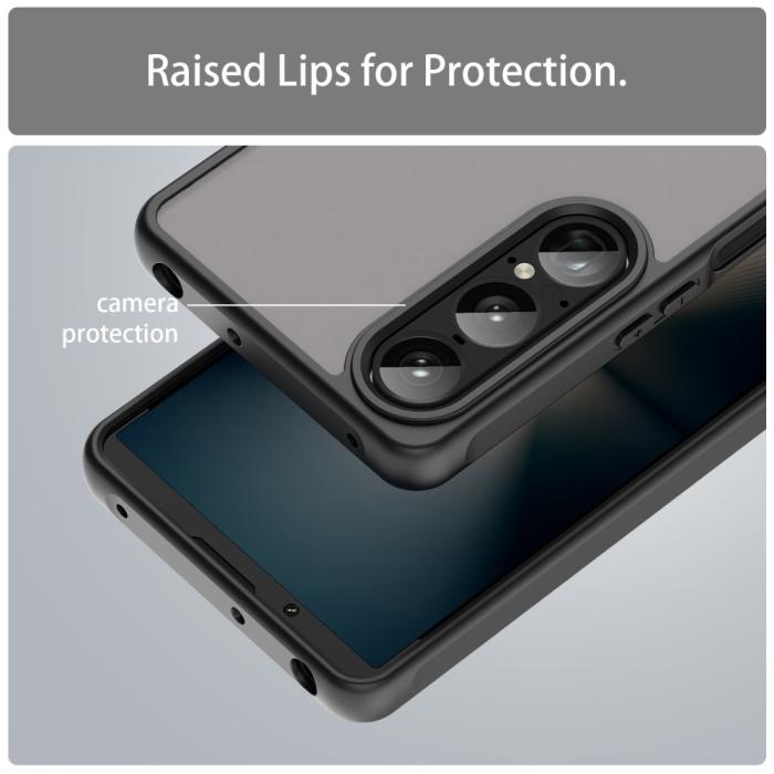 Bild 6,  Sony Xperia 1 VII Skal Hybrid Frosted Svart