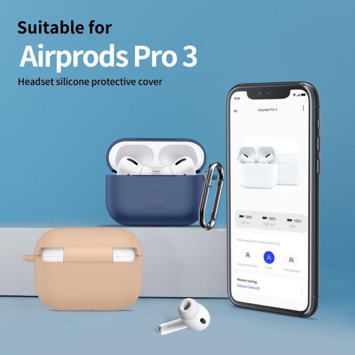 Bild 5, Tech-Protect Tech-Protect AirPods Pro 3 Skal Silikon Hook Cosmic Orange
