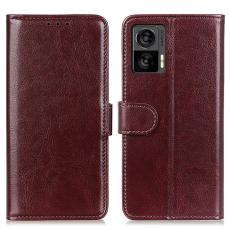  Motorola Edge 30 Neo 5G Fodral Crazy Horse L&auml;der Brun