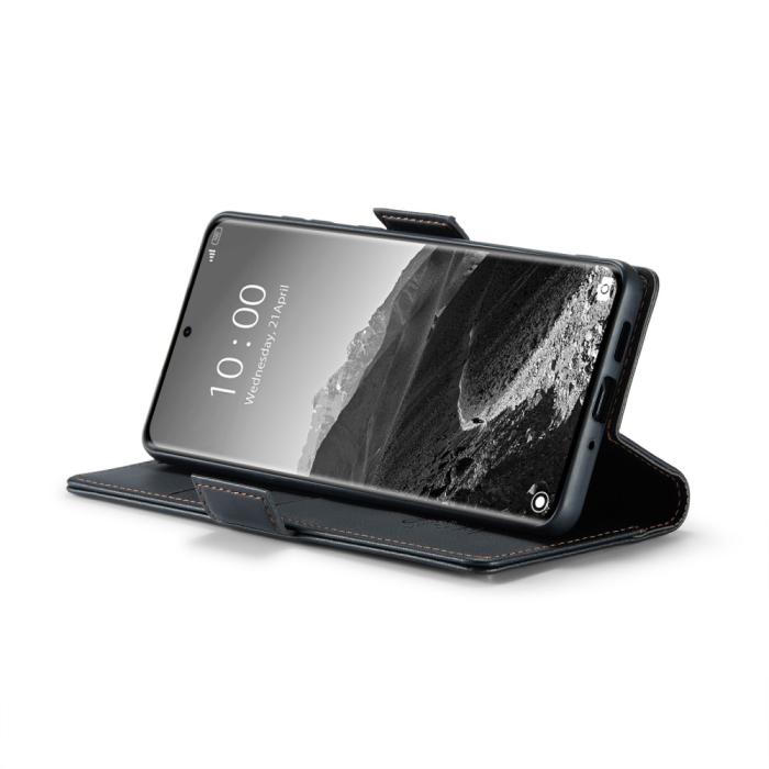Bild 4, CASEME CASEME Redmi Note 14 Pro/Pro Plus 5G Fodral RFID Läder Svart