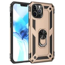 iPhone 12 Pro Max - Hybrid Ring Skal - Guld