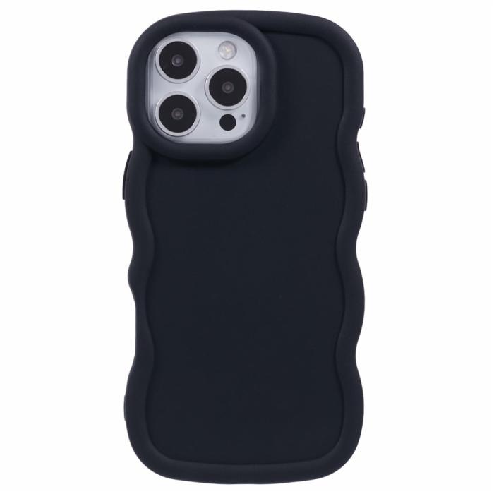 Bild 3,  iPhone 16 Pro Mobilskal Wavy Svart