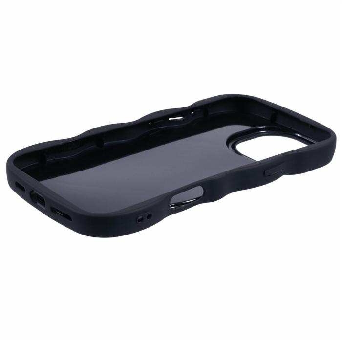 Bild 4,  iPhone 16 Pro Mobilskal Wavy Svart