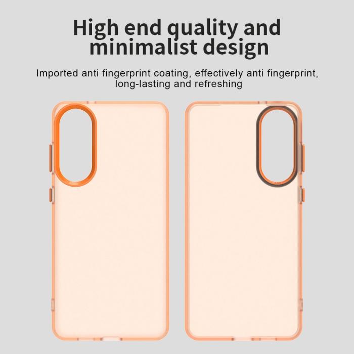 Bild 3,  Samsung Galaxy S25 Edge Skal Slim Matt Orange